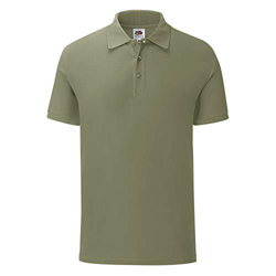 Fruit of the Loom - Polo piqué Iconic para Hombre (3XL) (Aceituna) en oferta
