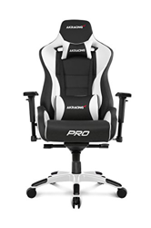 AKRacing Silla de Juego, Piel sintética de Poliuretano, Master Pro Bigger-Carrete de Pesca, Color Blanco y Negro precio