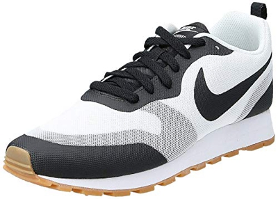 Nike MD Runner 2 19, Zapatillas de Atletismo Hombre, Blanco y Negro, 42 EU