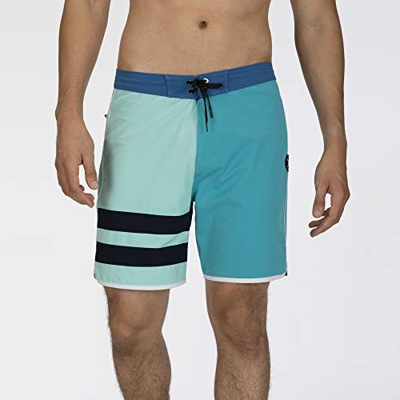 Hurley M Phtm Block Party 18' Bañador, Hombre, Aurora Green, 34