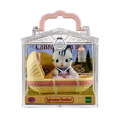 Sylvanian Families - 5198 - Bebé Para Llevar ( Gato en Cuna)