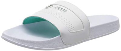 PUMA MAPM Leadcat FTR, Chanclas Unisex-Adulto, Blanco White/Mercedes Team Silver, 40.5 EU