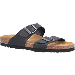 Hush Puppies - Chanclas de Piel Kylie para Chica Mujer (39 EU) (Negro) precio