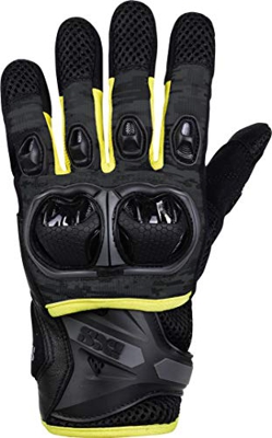 Tour LT Gloves Montevideo Air S black-grey-yellow L