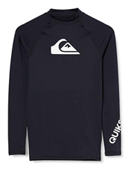 Quiksilver All Time - Licra De Manga Larga con Protección Solar UPF 50 para Hombre Licra De Manga Larga con Protección Solar UPF 50, Hombre, Black, M características