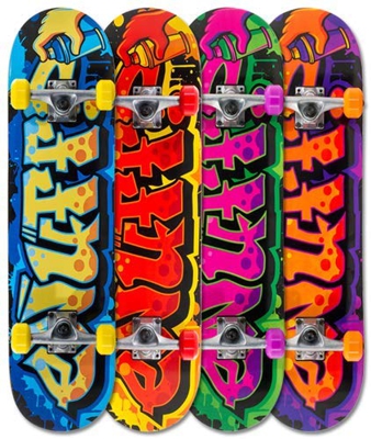 ENUFF Graffiti II Skateboard, Unisex Adulto, Amarillo (Mini Yellow), NS