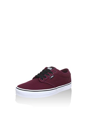 Vans Atwood Canvas, Sneaker Hombre, Rojo (Oxblood/White 8J3), 41 EU