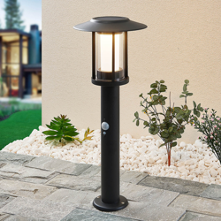 Lindby Volki baliza solar LED con sensor en oferta