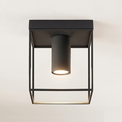 Lindby Disabio plafón de metal, gris oscuro