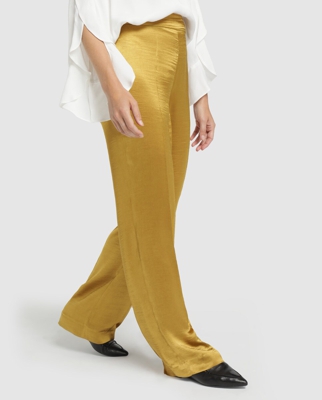 Amitie - Pantalón Fluido De Satén De Mujer