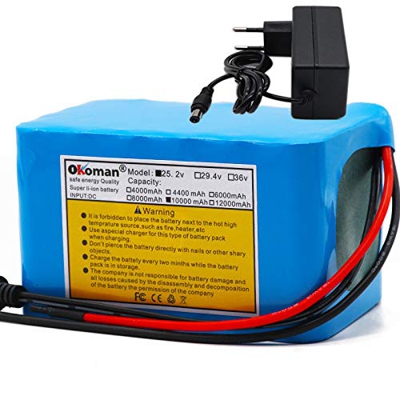 6s4p 24V 10Ah Batería Batería De Litio 25.2v 10000mAh Bicicleta Eléctrica Ciclomotor/Eléctrica/Batería De Iones De Litio con + Cargador