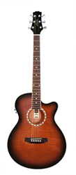 Ashton Sl29ceq - Guitarra acústica Slim Line Electro, color Sunburst en oferta