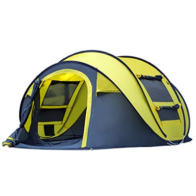 Qisan Happy Deal 22% de Descuento Camping automático al Aire Libre Tienda emergente para Tiendas Impermeables de Apertura rápida Pabellón para 4 Perso