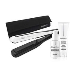 L'Oréal Professionnel - Pack Especial Rutina Profesional Steampod: Plancha de Pelo de Vapor Profesional Steampod 3.0, Crema suavizante, Sérum Concentr características