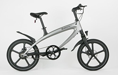 IC Electric Alfa Bicicleta Eléctrica, Plata, Talla Única