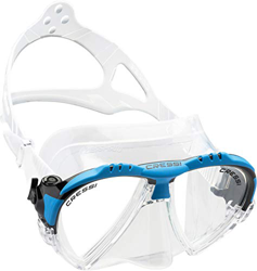 Cressi Matrix Mask - Máscara de Buceo y Snorkeling, Unisex Adulto, Transparente/Azul, Talla única características