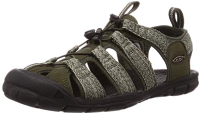Keen Clearwater CNX, Sandalia para Hombre, Noche Forest/Negro, 45 EU
