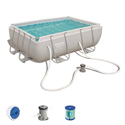 Bestway 56629 - Piscina Desmontable Tubular Power Steel 282x196x84 cm Depuradora de cartucho de 1.249 litros/hora en oferta
