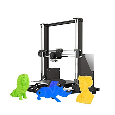 Aibecy-Anet A8 Plus DIY impresora 3D mejora alta precisión automontaje 300 * 300 * 350 mm gran tamaño de impresión aleación de aluminio marco móvil LC