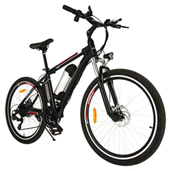 Speedrid Bicicleta Eléctrica Ebike Mountain Bike, Bicicleta Eléctrica de 26" con batería de Litio de 36V 8Ah y Shimano de 21 velocidades en oferta