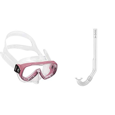 Cressi Piumetta Máscara, Niños, Rosa, 3-7 años + Children's - Snorkel de Snorkel y Buceo Infantil
