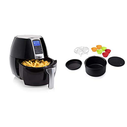 Princess 182020 Aerofryer XL - Aerofreidora, Panel de Control Digital Táctil, Fácil de Limpiar, 3.2 litros, 1500 W + Princess 182011 - Set de 10 Acces precio