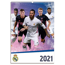 Grupo Erik - Calendario de pared 2021 Real Madrid Grupo, A3 precio