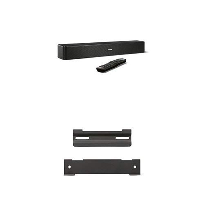 Bose® Solo 5 - Barra de sonido para televisores, negro + Bose WB-120 - Soporte de pared para barra de sonido, negro