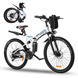 Vivi Bicicleta eléctrica Plegable de 26"para Adultos, Bicicleta de montaña eléctrica de 250 W, batería extraíble de 36 V 8 Ah, Bicicleta eléctrica Shi en oferta