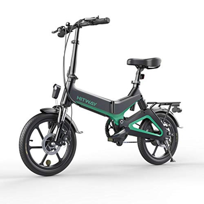 Bicicleta Eléctrica Plegable16 ”| Batería Extraíble 7.5Ah | 3 Modos de Velocidad | Motor 250W | Velocidad Máxima 25 KM / H | Freno de Disco Doble | Su