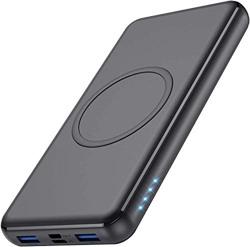 iPosible Batería Externa Carga Inalámbrica Qi 26800mAh 18W PD Powerbank Wireless Quick Rápido Portátil Cargador Portátil inalámbrica QC 3.0 Doble Entr características