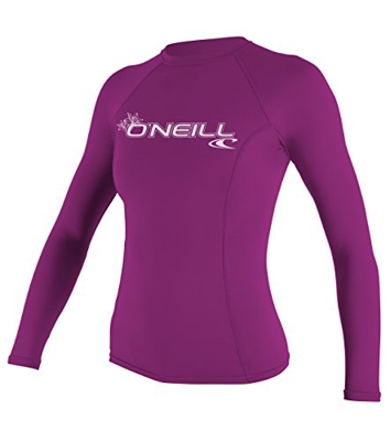 O'Neill Wetsuits Mujer Basic Skins Manga Larga, Mujer, 3549-173, Fox Rosa, M