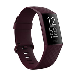 Fitbit Charge 4 Pulsera de actividad premium con GPS integrado, sumergible hasta 50m y 7 dias de batería, Morado (Ciruela) precio