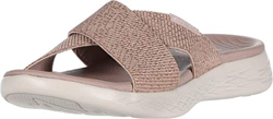 Skechers On-The-go 600, Sandalias de Punta Descubierta Mujer, Rosa (Rose Gold Textile Rsgd), 39 EU precio