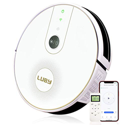 LUBY Robot Aspirador Vacuum Cleaner Resistencia Fuerte Control Remoto por Aplicación Autocargable Silencioso Pelo De Mascotas Alfombra Limpieza De Pis en oferta