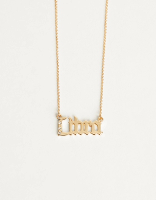 Bershka Collar Zodiaco Libra Mujer Oro