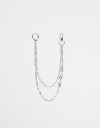 Bershka Cadena Con Eslabones Mujer Plata en oferta