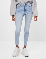 Bershka Jeans Skinny High Waist Mujer 44 Azul Lavado en oferta
