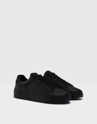 Bershka Zapatillas Detalle Pespuntes Hombre Hombre 44 Negro en oferta