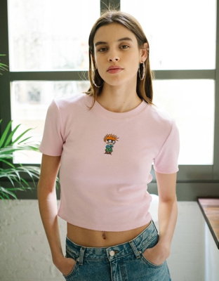 Bershka Camiseta Rugrats Mujer L Rosa