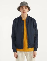Bershka Cazadora Bomber Ligera Hombre Xxl Marino características