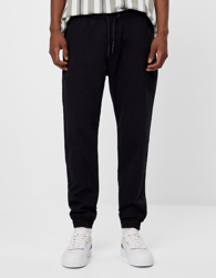 Bershka Pantalón Jogger Slim Fit Hombre M Negro características