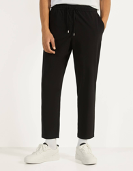 Bershka Pantalón Jogger Tailoring Hombre Xl Negro características