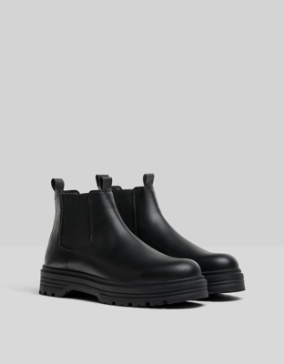 Bershka Botines Elásticos Hombre Hombre 42 Negro