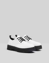 Bershka Zapato Vestir Blanco Hombre Hombre 39 Blanco precio