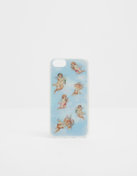 Bershka Carcasa Ángeles Iphone 6 Plus / 7 Plus / 8 Plus Mujer Blanco características