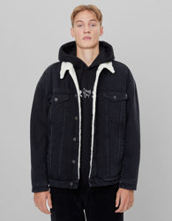 Bershka Cazadora Oversize Conan Gray X Bershka Hombre M Negro características