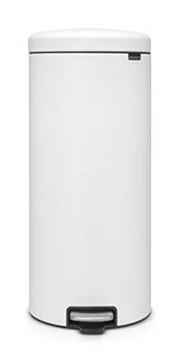 Brabantia newIcon Sense of Luxury Pedal Bin, 30 L - Mineral Eternal White