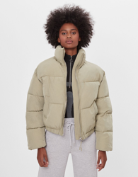 Bershka Cazadora Oversize Mujer L Kaki precio