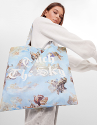 Bershka Bolso Shopper Ángeles Mujer Azul precio